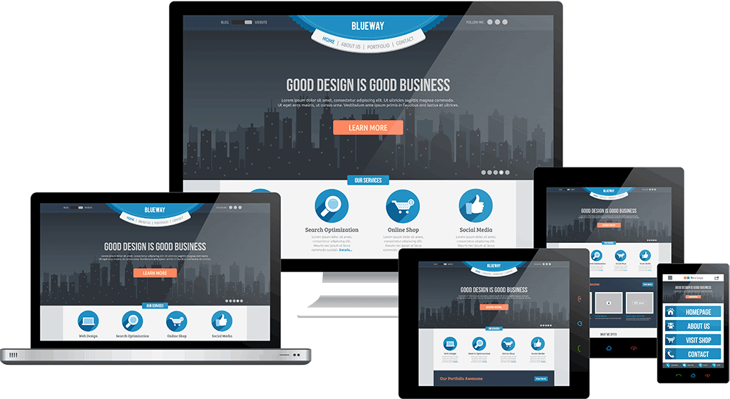 Ny hjemmeside, responsive design, mobilvenlig hjemmeside