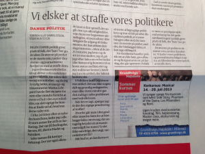 Vi elsker at straffe vores politikere